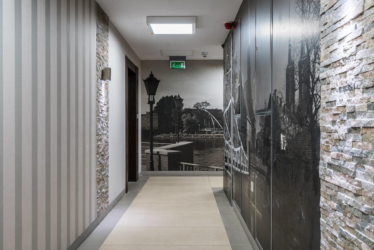 Appartamento Rentplanet - Odra Tower Breslavia Esterno foto