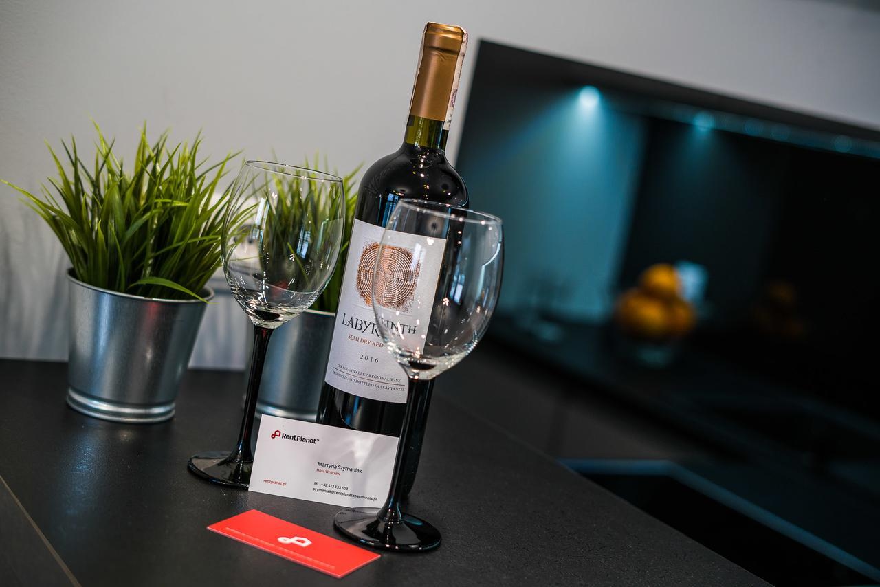 Appartamento Rentplanet - Odra Tower Breslavia Esterno foto