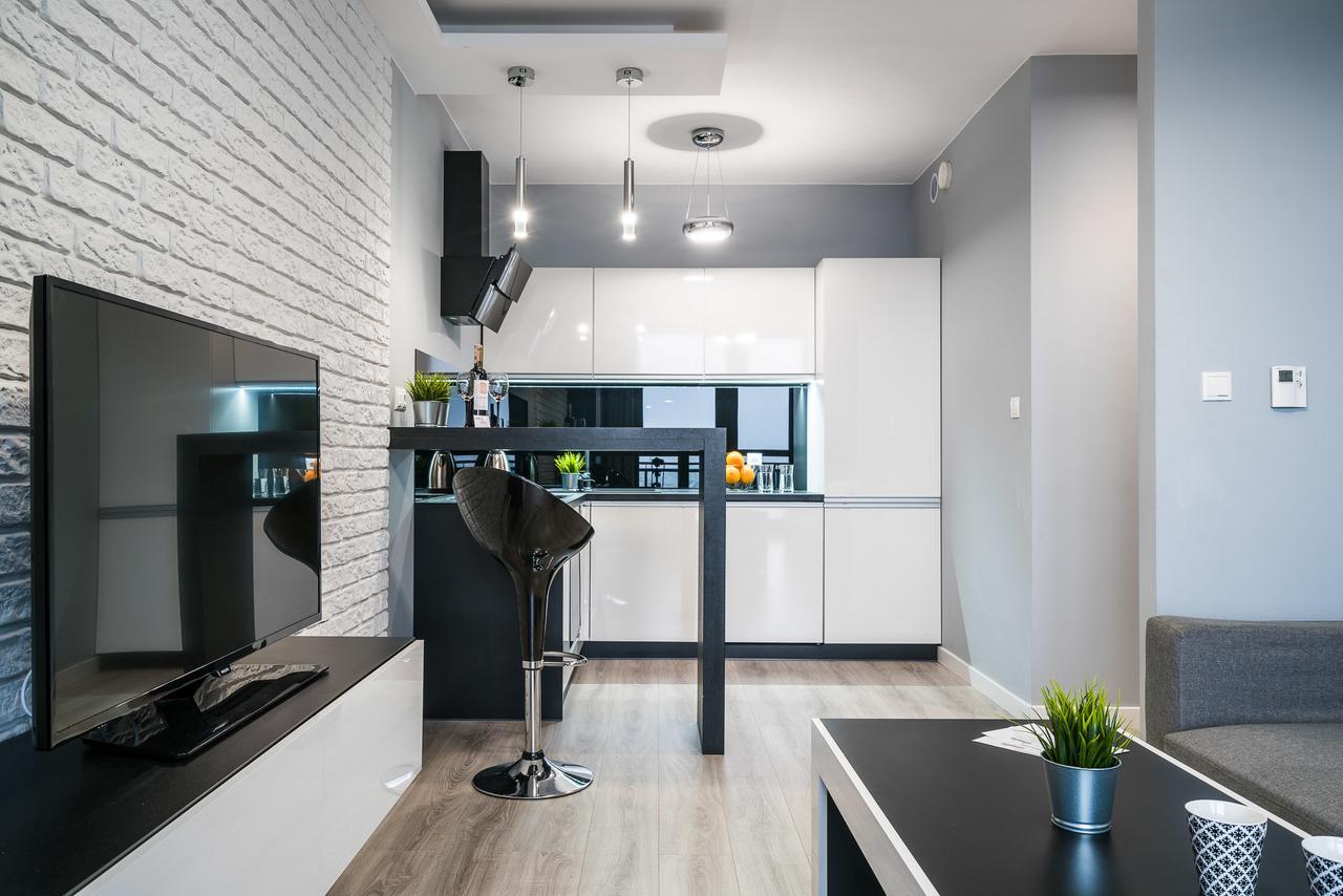 Appartamento Rentplanet - Odra Tower Breslavia Esterno foto