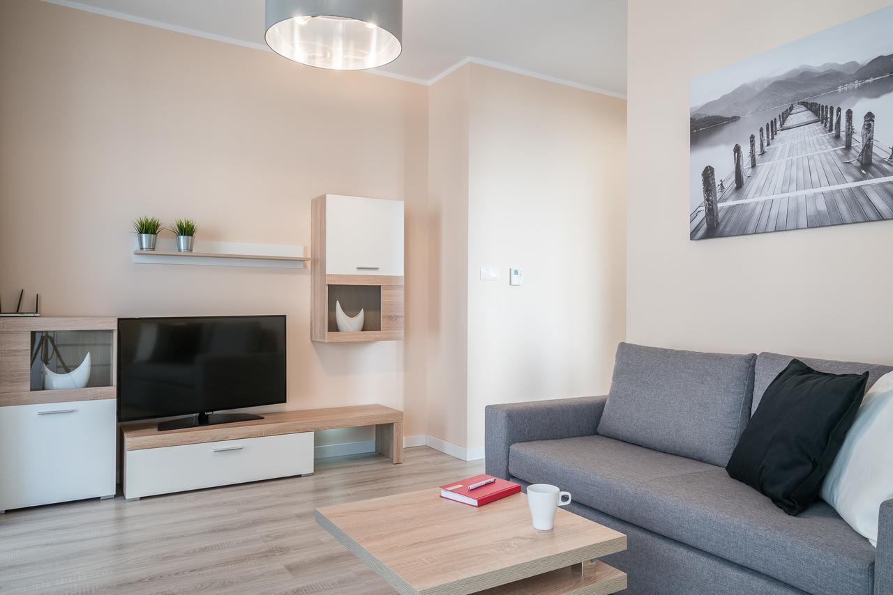 Appartamento Rentplanet - Odra Tower Breslavia Esterno foto